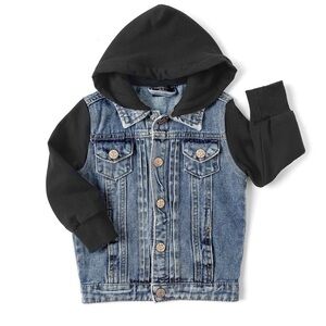 Little Bipsy Denim Hooded Jacket